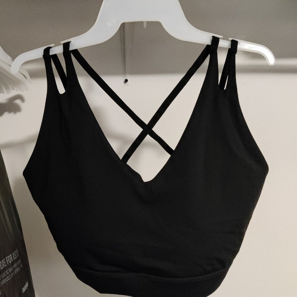 NWT Cotton On Curve Women's Strappy Crop Top Black Plus Size 20 $40 A522